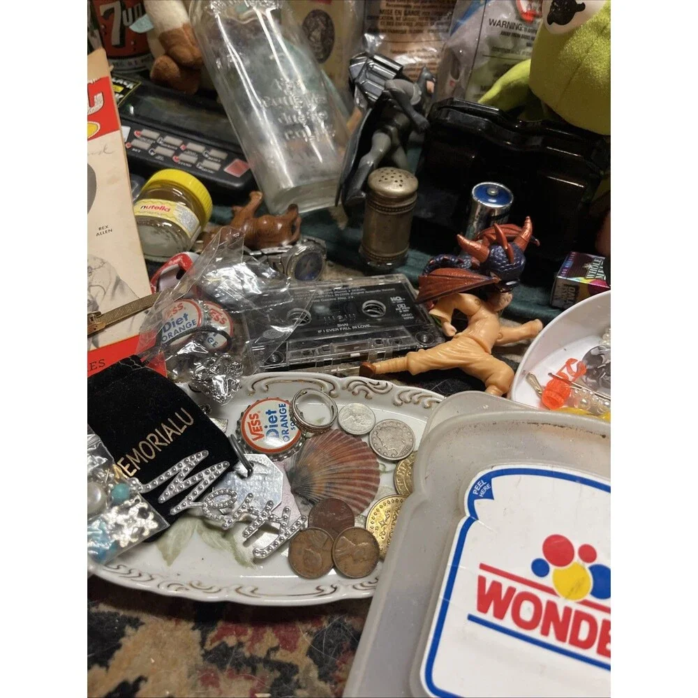 Mixed Lot of Junk Drawer Toys McDonald’s Coins Silver Collections  READ